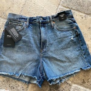 Silver Jean Shorts